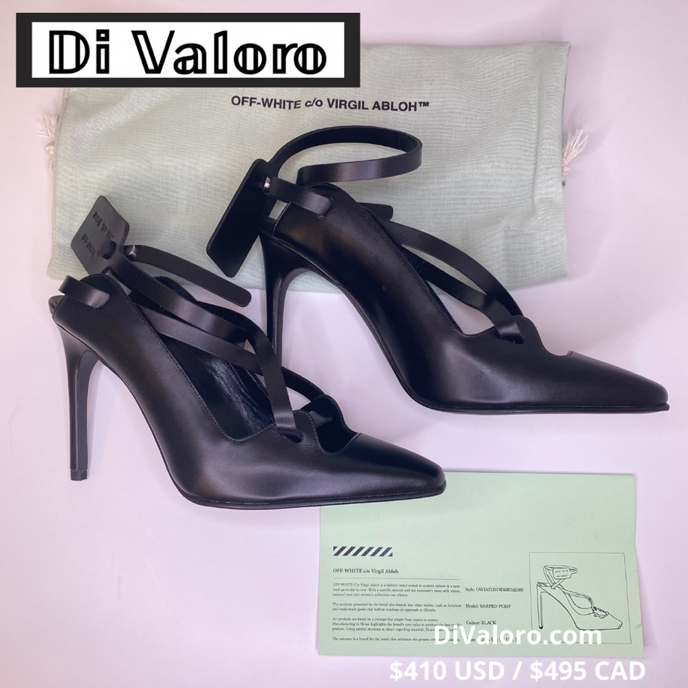 OFF-WHITE Décolleté In Black With Crossed Details